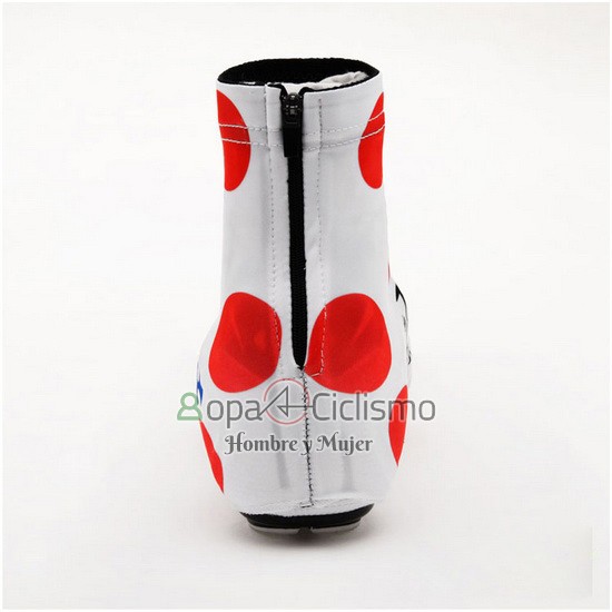 Tour DE Francia 2015 Cubrezapatillas Ciclismo Blanco y Rojo